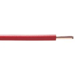 HO7VU -Fil rigide rouge Ép. 1,5 mm2 L. 100 m