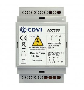 CDVI - ADC335 - ALIMENTATION 12VDC - 3,5A