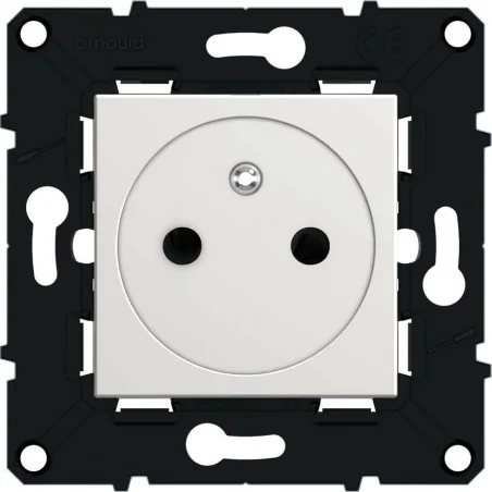 Arnould |Prise 2P+T bornes auto Espace Evolution Blanc