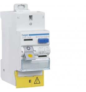 Hager - CDS765F - Interrupteur Différentiel 2P 63A 30mA A SanVis