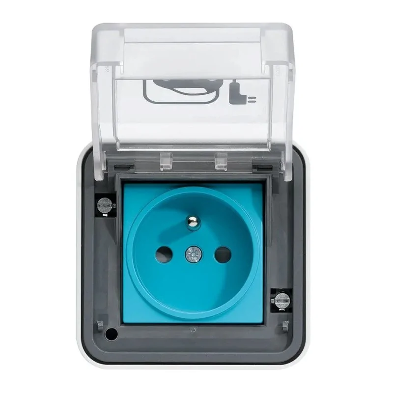 Hager - XEV080 - Witty IP55 3KW 2P+T M2+ saillie véhicule électrique