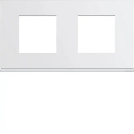 Hager - WXP0012 - Plaque gallery plast 2P H71 pure