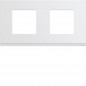 Hager - WXP0012 - Plaque gallery plast 2P H71 pure