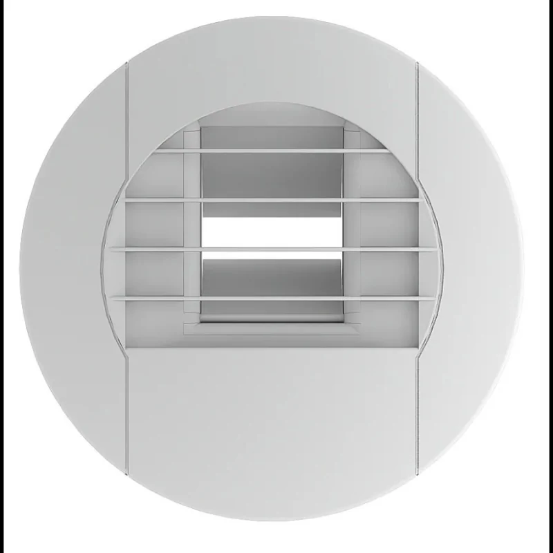 S&P - 852817 - Bouche hygroreglable temporisée cuisine électrique 10-45-135 D125 mm