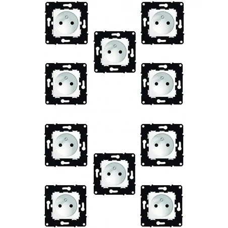 Arnould |10 Prises 2P+T 16A BA ESPACE EVOLUTION