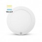 PLAFONNIER LED BLANC Ø230 18W CCT + DÉTECTEUR IR