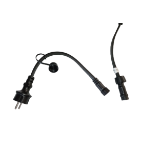 Guirlande guinguette LED B22 20 ampoules multicolore 10m + Câble d'alimentation