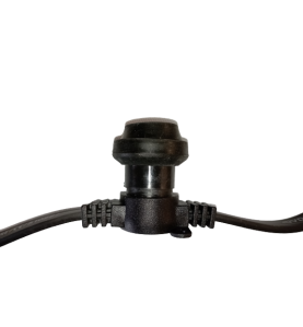 Guirlande guinguette LED B22 20 ampoules multicolore 10m + Câble d'alimentation