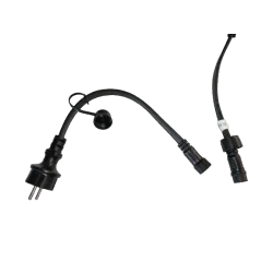 Guirlande Guinguette 10m 20 ampoules blanches B22 chainable + câble d'alimentation