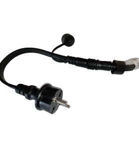 Guirlande guinguette LED B22 20 ampoules multicolore 10m + Câble d'alimentation