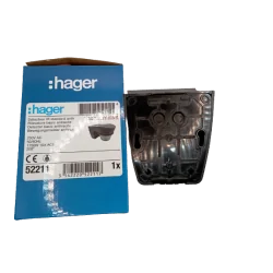 Hager - 52211 - Détecteur mouvement infrarouge 200 anthracite