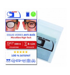 FIRCHIM - LINGETTE ESSUIE-VERRE ANTI-BUEE X3