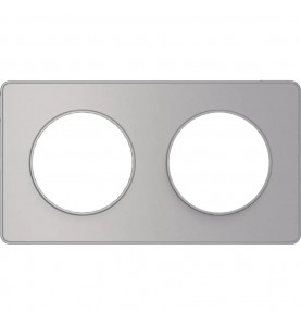 Schneider Electric - S530804 - ODACE TOUCH PLAQ ALU 2P71