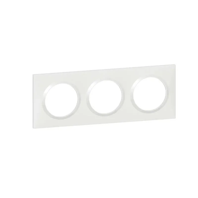 Legrand - 600803 - PLAQUE 3P BLANC DOOXIE