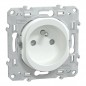 Schneider Electric - S320059 - Prise 2P+T a puits Auto Blanc