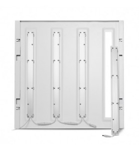 Lot de 5 Piquets de fixation projecteur extérieur métal