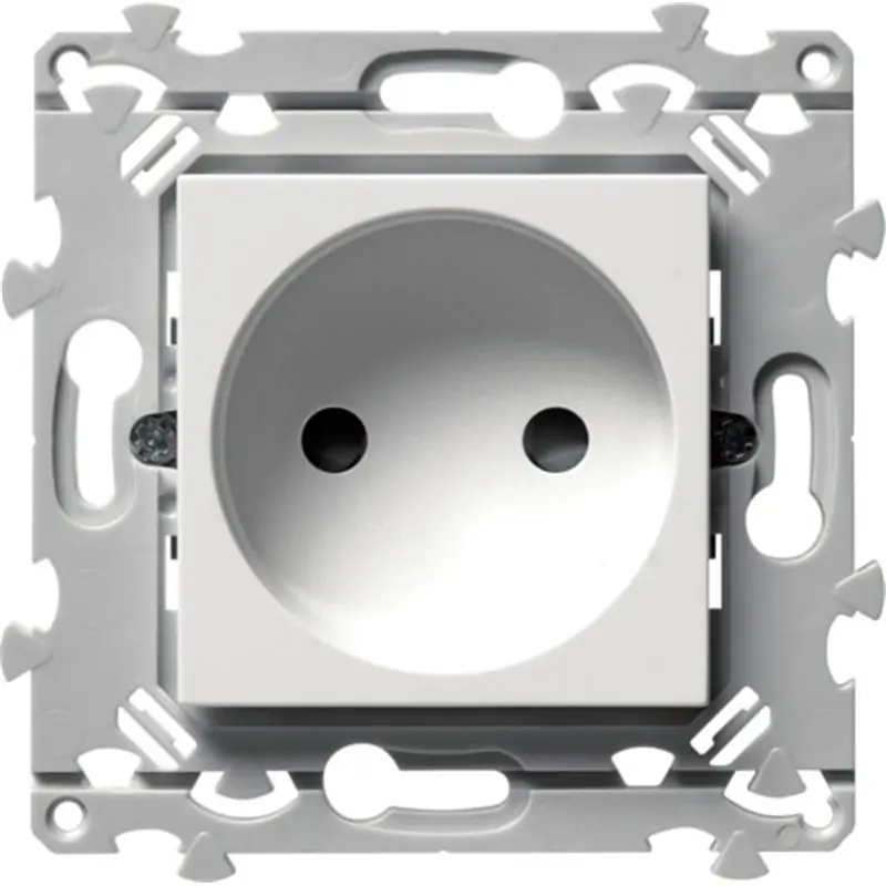 Hager - Essensya prise de courant 2P 16A 250V a vis a griffes