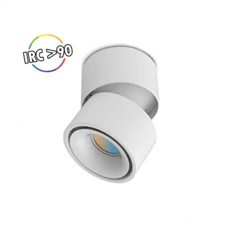 APPLIQUE DÉCORATIVE CCT 12W BLANC INCLINABLE/ORIENTABLE