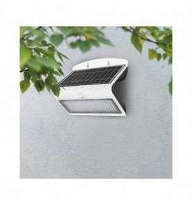 Applique Murale LED Solaire 6.8W 4000°K Blanc + Détecteur