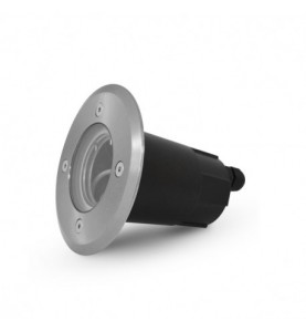 SPOT ENCASTRABLE SOL + DOUILLES GU10 & GU5.3 INOX 316 L