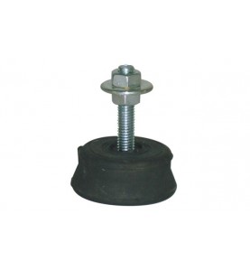 AMORT75 Support élastomère visserie M8x50mm charge 10-55kg - lot de 4