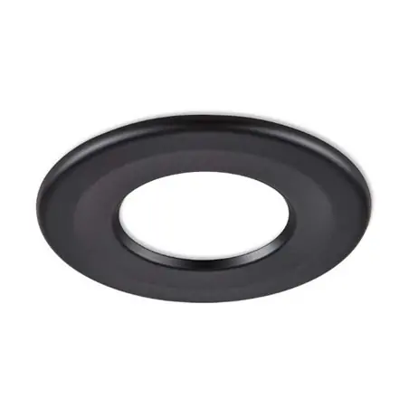 Indigo Lighting - RB359BLK - BAGUE DE FINITION RONDE 90mm NOIR MAT