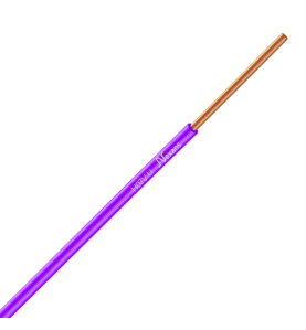 Nexans - 01225012x2 - Pack H07 VU PASSEO 1x1.5 Violet couronne de 100m