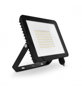 PROJECTEUR EXTERIEUR LED PLAT NOIR 50W 4000K IP65
