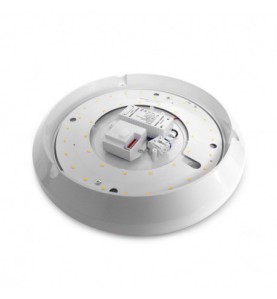 LED HUBLOT + DÉTECTEUR IR Ø300 18W 1600LM 3000K IP65 BLANC