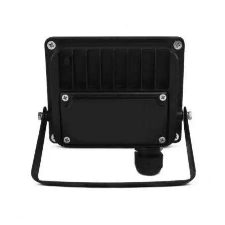 PROJECTEUR EXTERIEUR LED NOIR 10W 4000K SANS CÂBLE GARANTIE 5 ANS