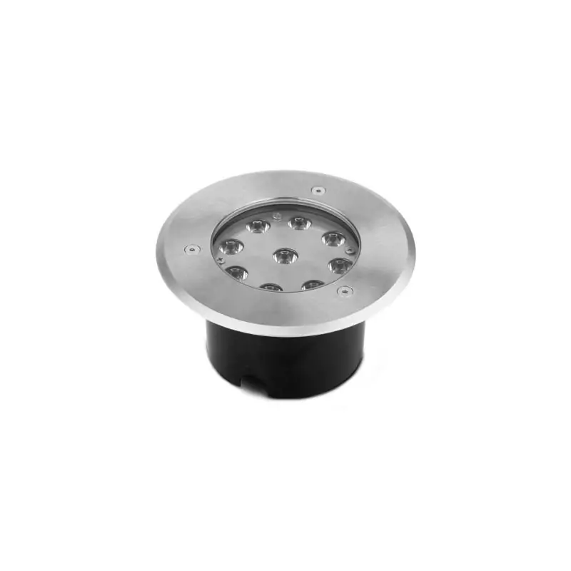 SPOT LED ENCASTRABLE SOL ROND 9W 3000K INOX 316 L SPOT LED ENCASTRABLE SOL ROND 9W 3000K INOX 316 L