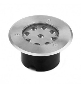SPOT LED ENCASTRABLE SOL ROND 9W 3000K INOX 316 L