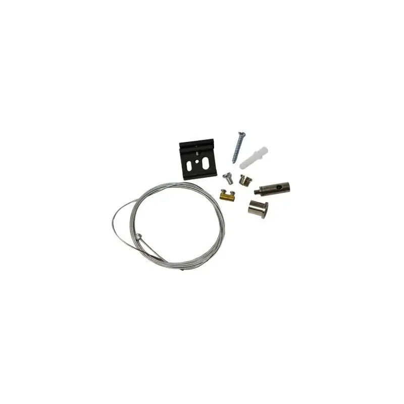 KIT DE SUSPENSION POUR RAIL NOIR 2 M