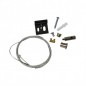 KIT DE SUSPENSION POUR RAIL NOIR 2 M