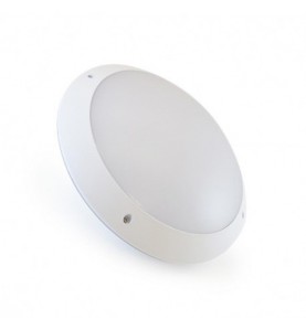 PLAFONNIER LED HUBLOT ROND CASA 30W Ø300MM 3000K IP65 + DÉTECTEUR RF