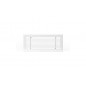 Grille soufflage linéaire 300x150 blanc mat