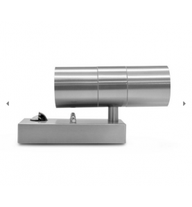Applique Murale GU10 x 2 + Détecteur Inox 316 L CLAIRETTE DIRECT/INDIRECT