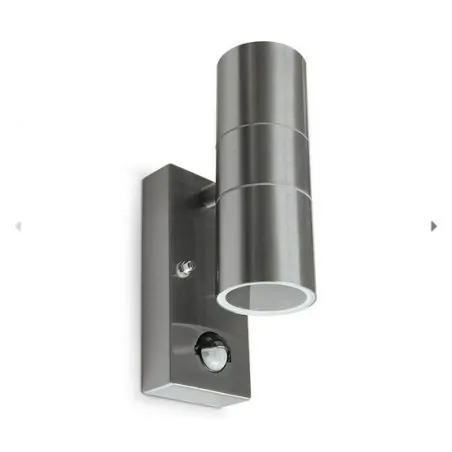 Applique Murale GU10 x 2 + Détecteur Inox 316 L CLAIRETTE DIRECT/INDIRECT
