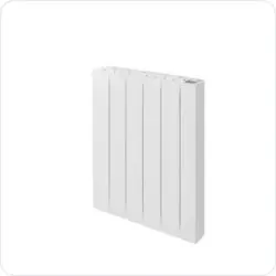 Acova -TAXN-075-047/CF - Atoll EL Boîtier digital, Blanc RAL 9010, 750W, H 575 mm / L 477 mm