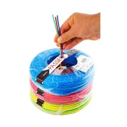 Nexans - Pack H07 VU PASSEO 1x2.5 vert-jaune bleu rouge couronne de 100m