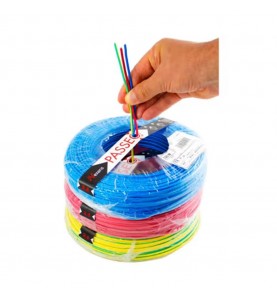 Nexans - Pack H07 VU PASSEO 1x2.5 vert-jaune bleu rouge couronne de 100m