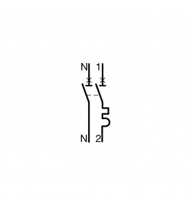 Hager - MFS710 - Disjoncteur 1P+N 3kA C10A SanVis 1M - Disjoncteur - Rêvenergie