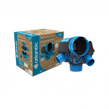 Atlantic |Kit piles Hygrocosy VMC hygroréglable 6 sanitaires