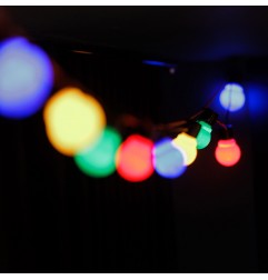 Lot de 12 ampoules Led B22 Multicolore pour guirlande guinguette