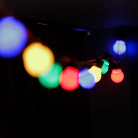 Lot de 12 ampoules Led B22 Multicolore pour guirlande guinguette