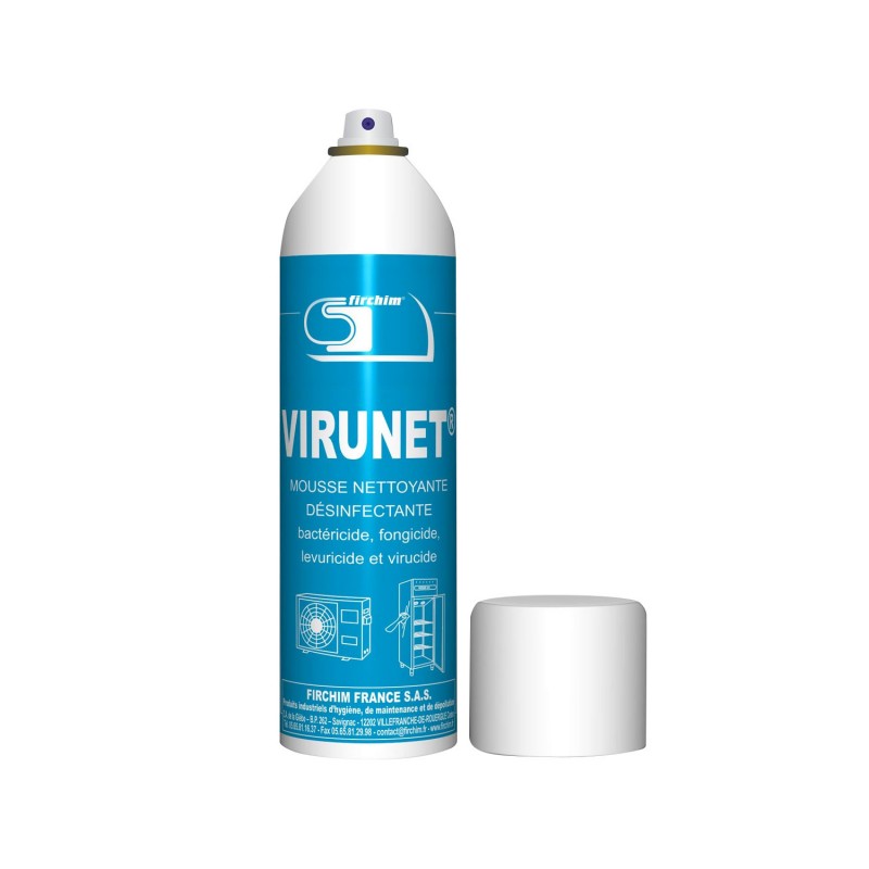 FIRCHIM VIRUNET - Mousse active désinfectante pour climatiseur et surfaces diverses 500ml