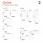 Atlantic CE - 503912 - Radiateur connecté - Oniris pilotage intelligent horizontal 1250W blanc