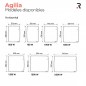 Atlantic - 503122 - Radiateur Agilia connecté horizontal 1000W blanc