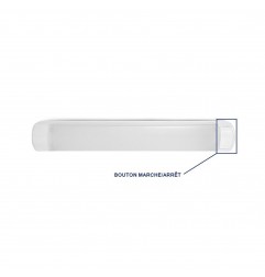 COMPACTO S19 REGLETTE SALLE DE BAIN IP44 BOUTON 5ANS