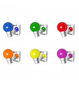 REVENERGIE - 18 ampoules multicolore Led B22 guirlande guinguette